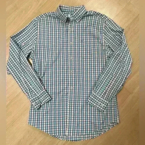 Southern Tide Intercoastal Men’s Long Sleeve Plaid Button Up Medium - Picture 1 of 8